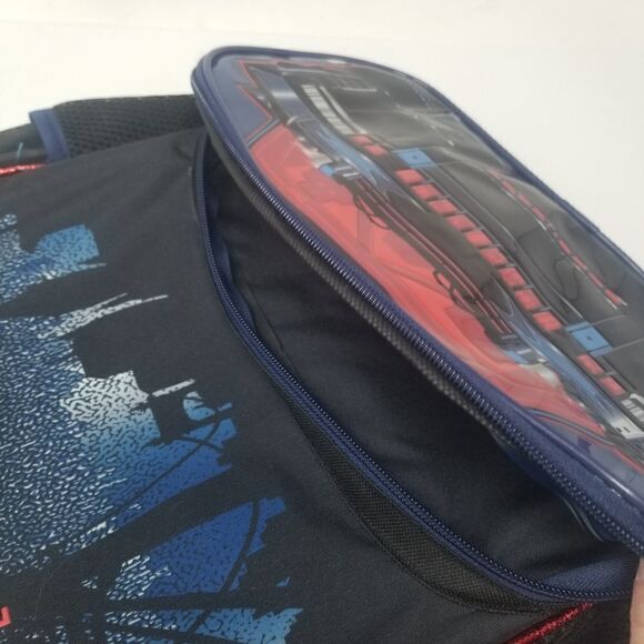 NWT. DC The Batman Backpack. Black. Red. Full size. - Picture 9 of 14